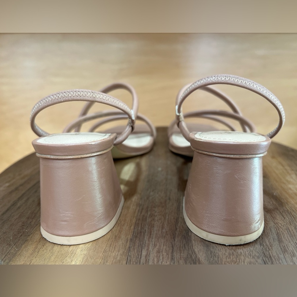 & Other Stories Tan Strappy Heels - Picture 5 of 8